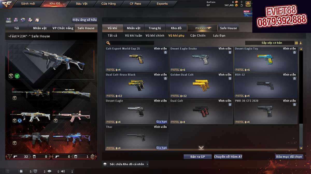 shop acc cf uy tin gia re